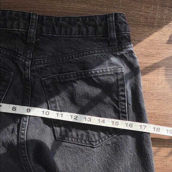 EUC Women’s Reformation Black Cynthia High Rise Straight Jeans Size 24 - Picture 10 of 10